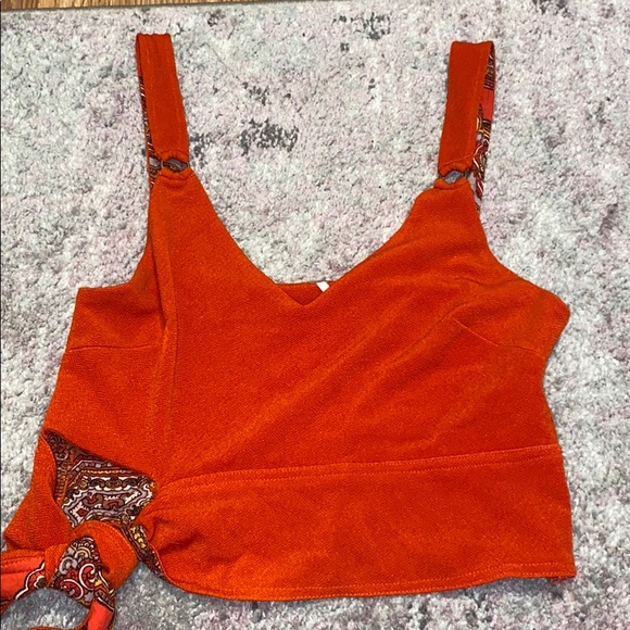 Orange Free People Tank Top - Picture 2 of 4